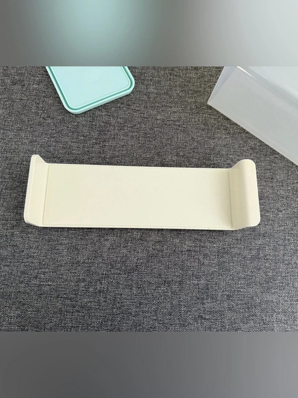 Tupperware Vintage Mint Green Cheese and Cracker Keeper Container Slide Out Tray